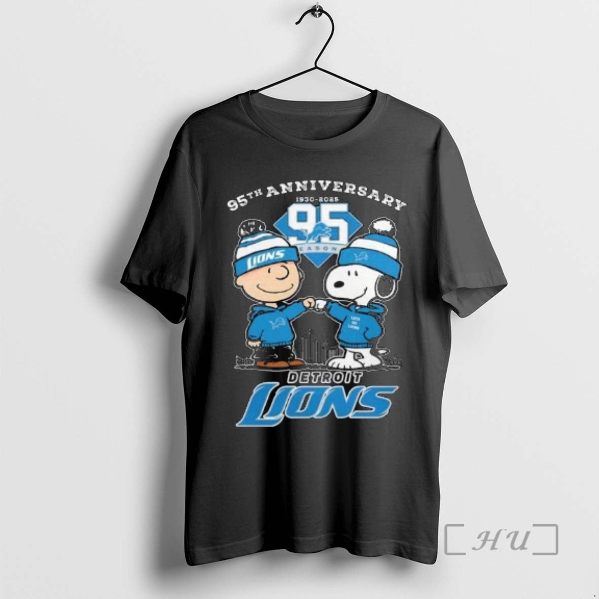 Officials Detroit Lions 95th Anniversary 2025 One Pride Circle Black T-Shirts, Hoodie, Sweatshirt | AU01DripNestTees.com