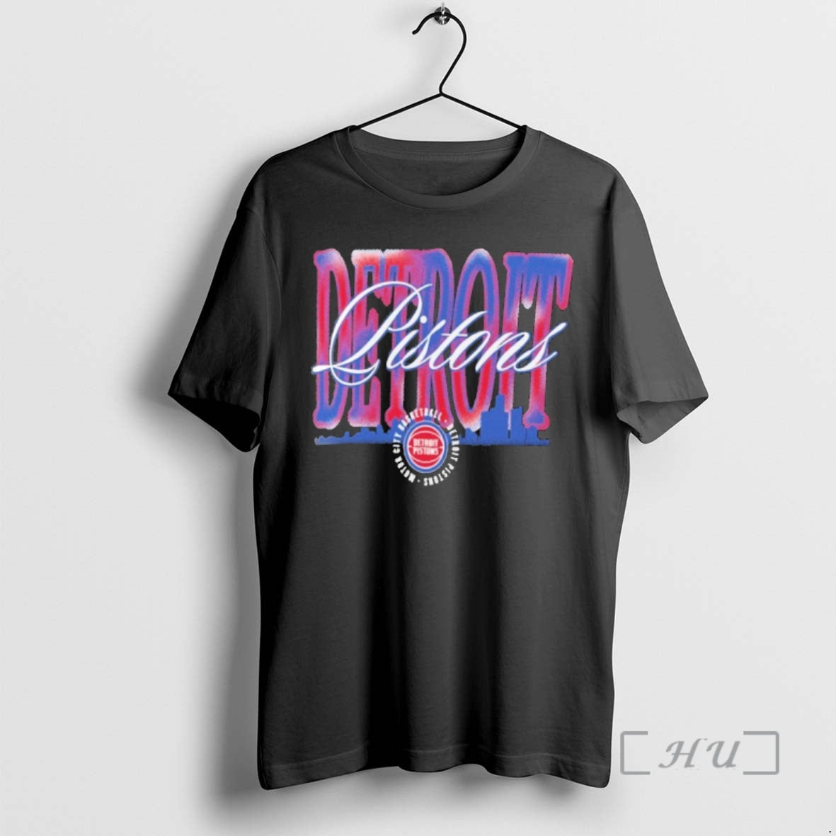 Officials Detroit Pistons Chrome Legacy Skyline T-Shirts, Hoodie, Sweatshirt | AU01DripNestTees.com