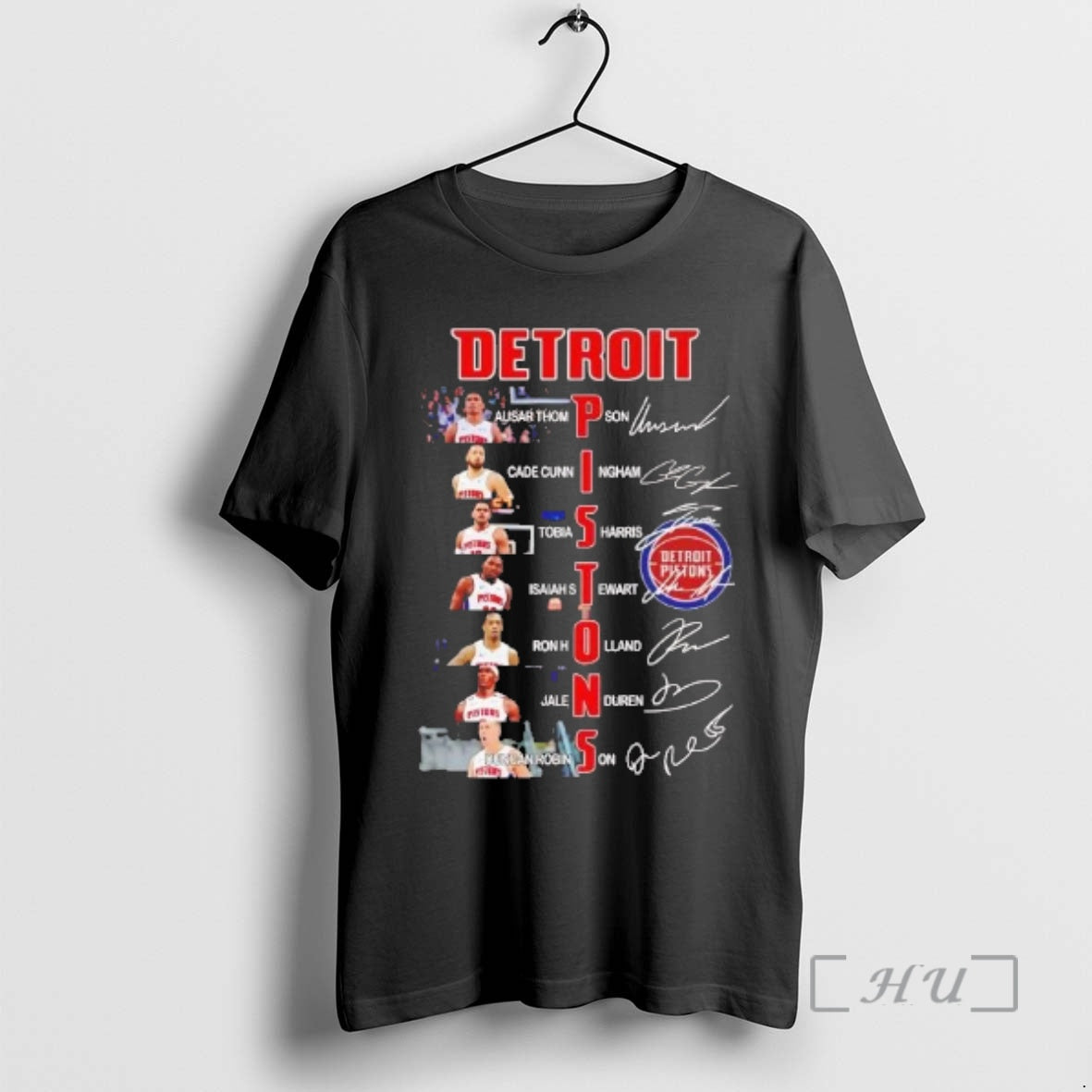 Officials Detroit Pistons Team Players Names And Signatures T-Shirts, Hoodie, Sweatshirt | AU01DripNestTees.com