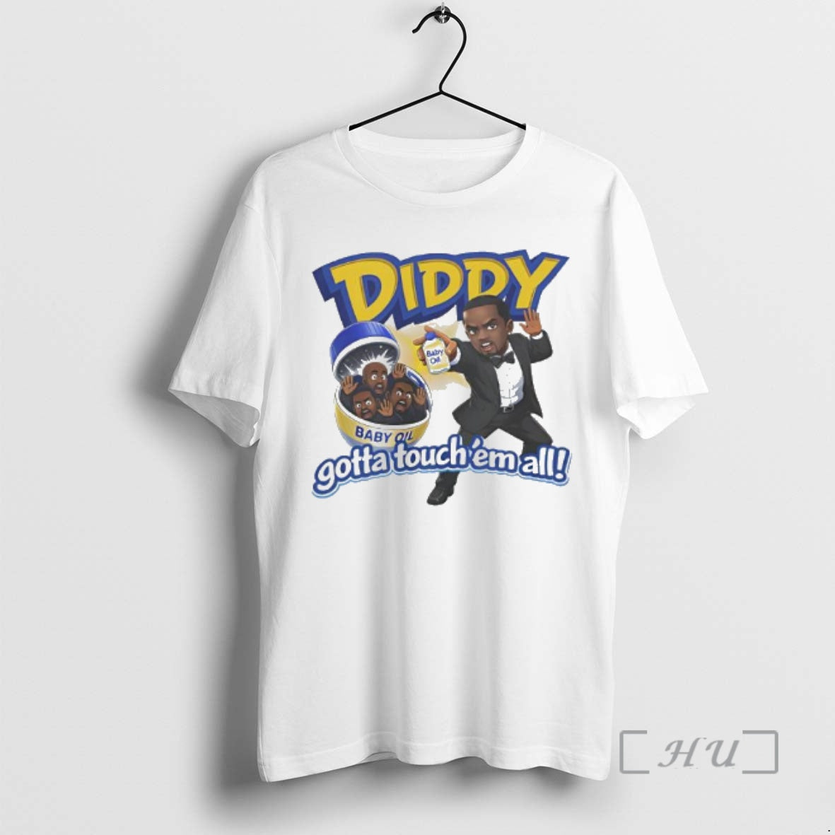 Officials Diddy Gotta Touch Em All Baby Oil Graphic T-Shirts, Hoodie, Sweatshirt | AU01DripNestTees.com