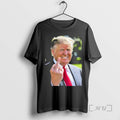 Officials Donald Trump Smiling Middle Finger T-Shirts, Hoodie, Sweatshirt | AU01DripNestTees.com