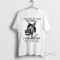 Officials Donkey I Rolled My Eyes So Hard I Checked Out My Own Ass Premium T-Shirts, Hoodie, Sweatshirt