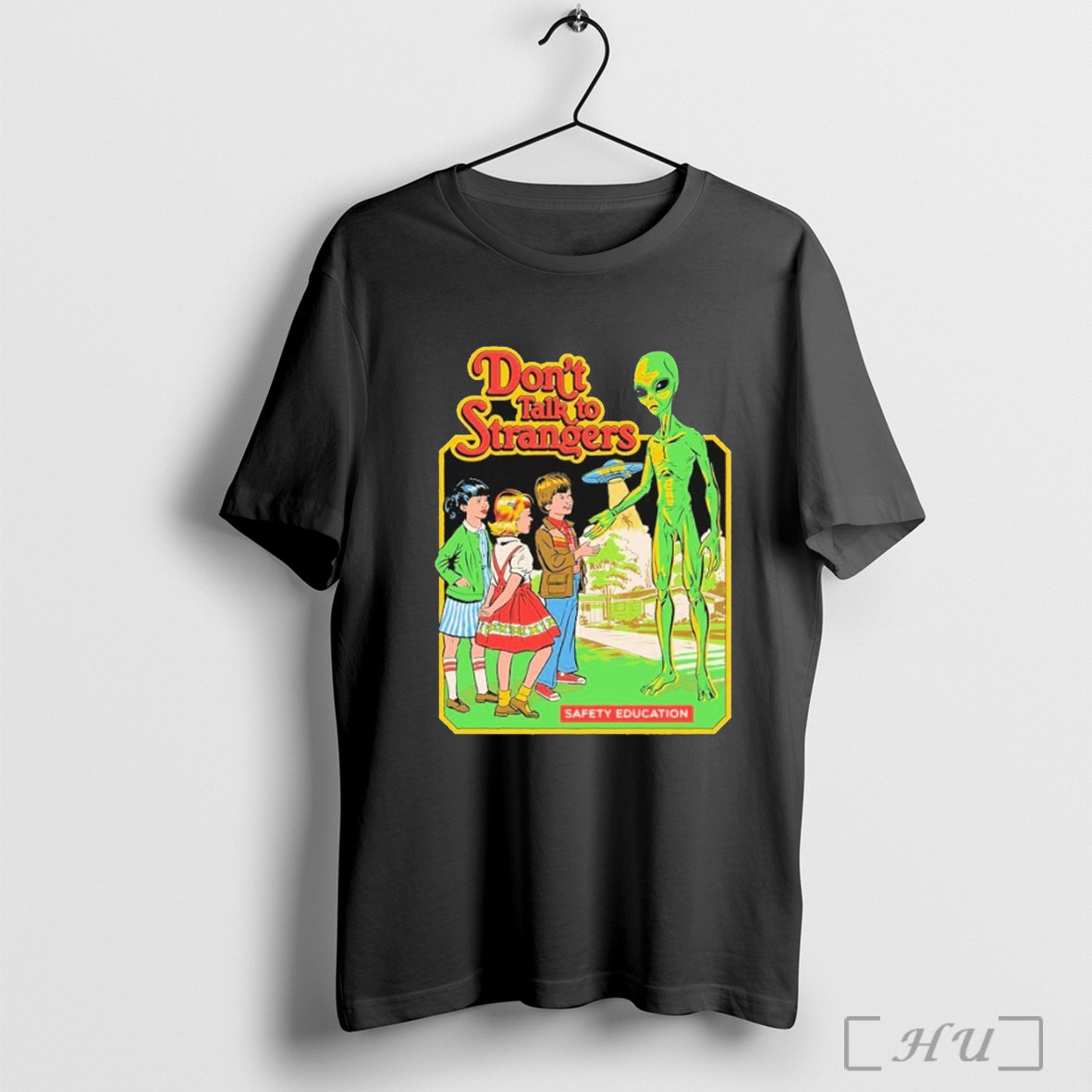 Officials Dont Talk To Strangers Safety Education Ufo T Shirt