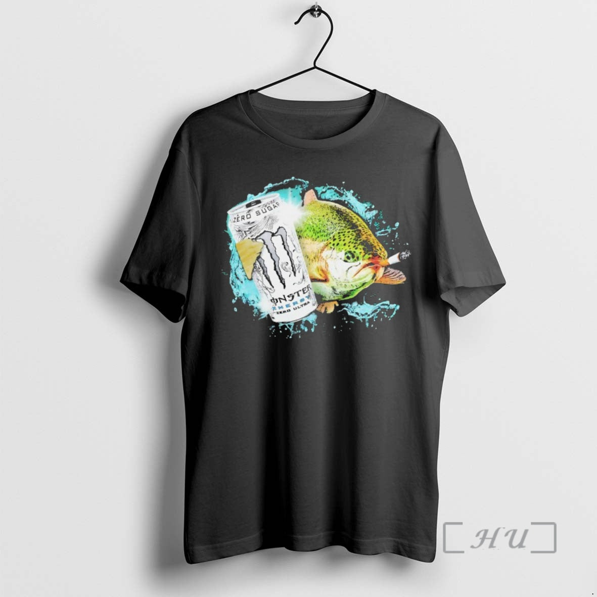 Officials Dope Ass Fish Smoking Drink Monster T-Shirts, Hoodie, Sweatshirt | AU01DripNestTees.com