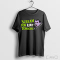 Officials Dracula Scream For Lite Tonight Poster T Shirt