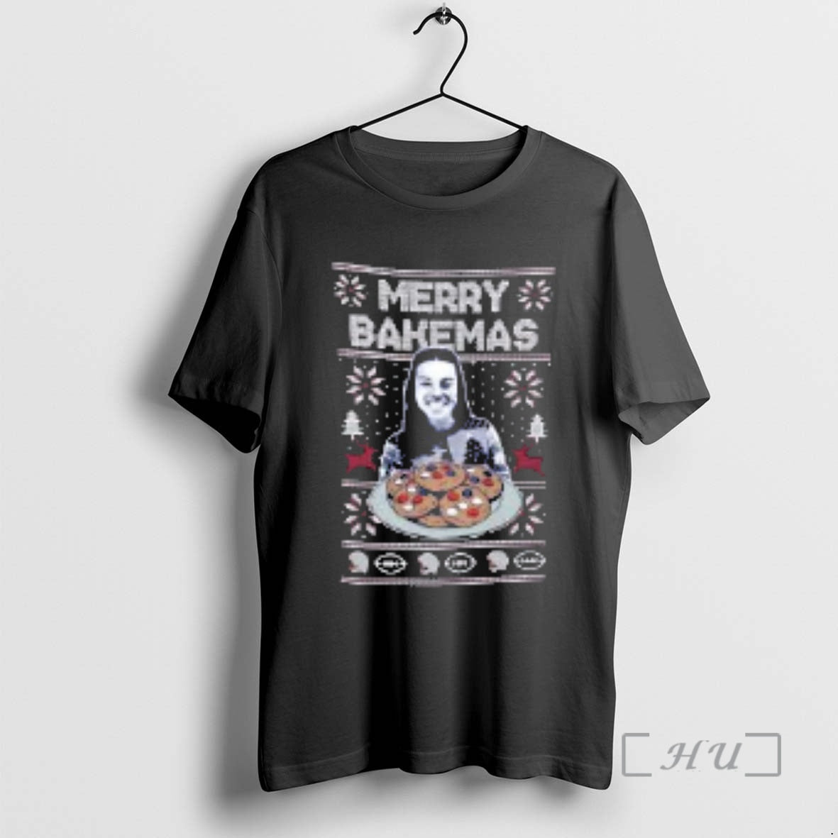 Officials Drake Maye Merry Bakemas Ugly Christmas Two Sided T-Shirts, Hoodie, Sweatshirt | AU01DripNestTees.com