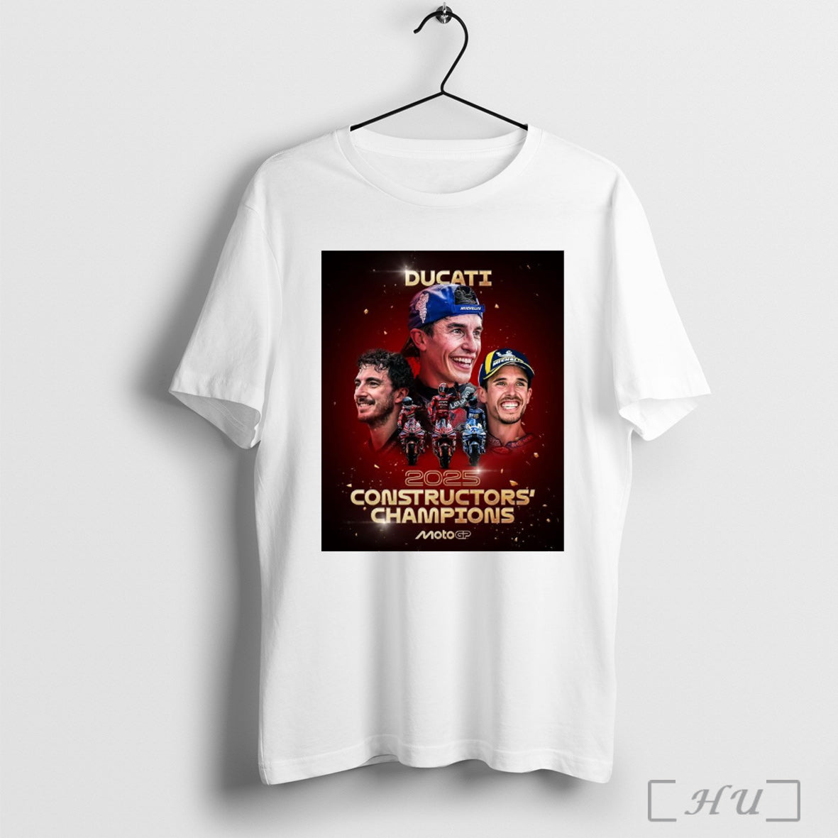 Officials Ducati 2025 Constructors Champions Marc Marquez Alex Marquez Alenta Motogp T Shirt