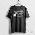 Officials Duck Sorry Im Late His Timing Not Mine T-Shirts, Hoodie, Sweatshirt | AU01DripNestTees.com