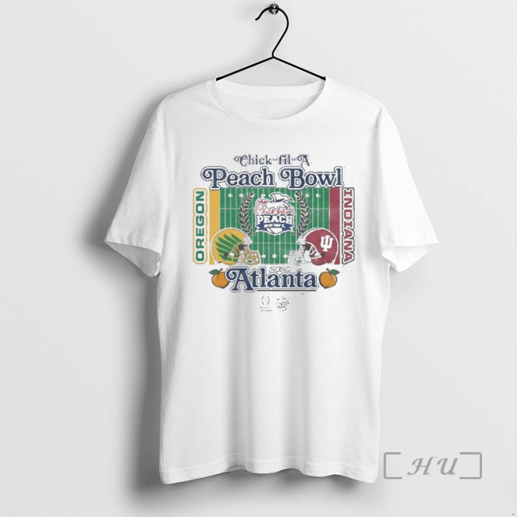 Officials Ducks Vs Hoosiers 2026 Chick Fil A Peach Bowl 2 Team Jan 9th 2026 T-Shirts, Hoodie, Sweatshirt
