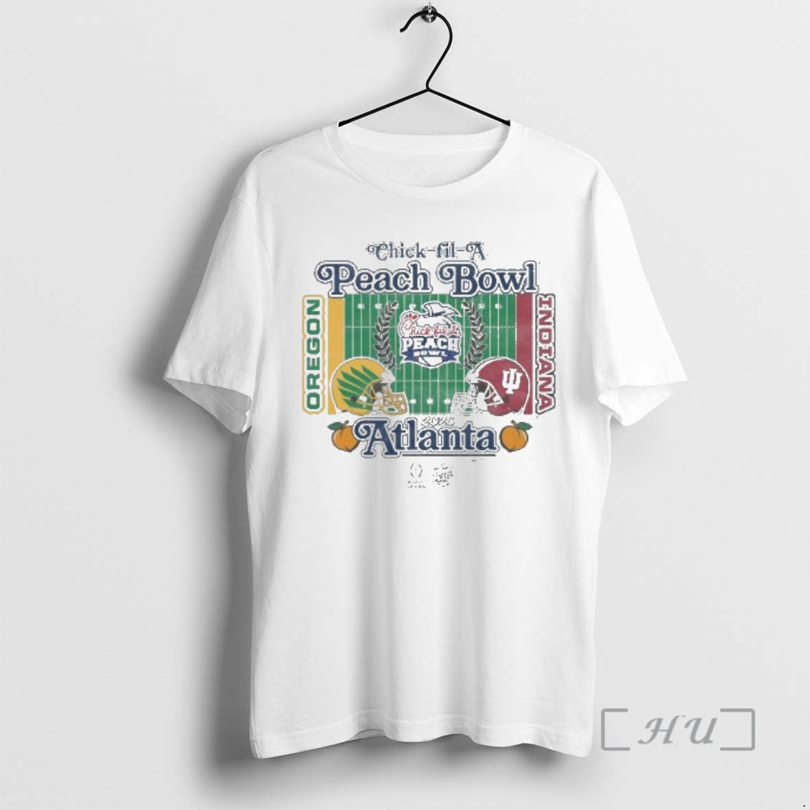 Officials Ducks Vs Hoosiers 2026 Chick Fil A Peach Bowl 2 Team Jan 9th 2026 T-Shirts, Hoodie, Sweatshirt
