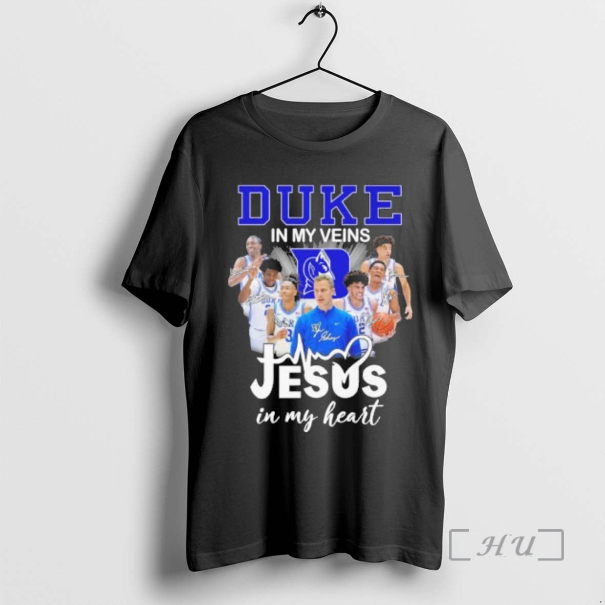 Officials Duke Mens Basketball In My Veins Jesus In My Heart Premium T Shirts Sweater Hoodie, Sweatshirt