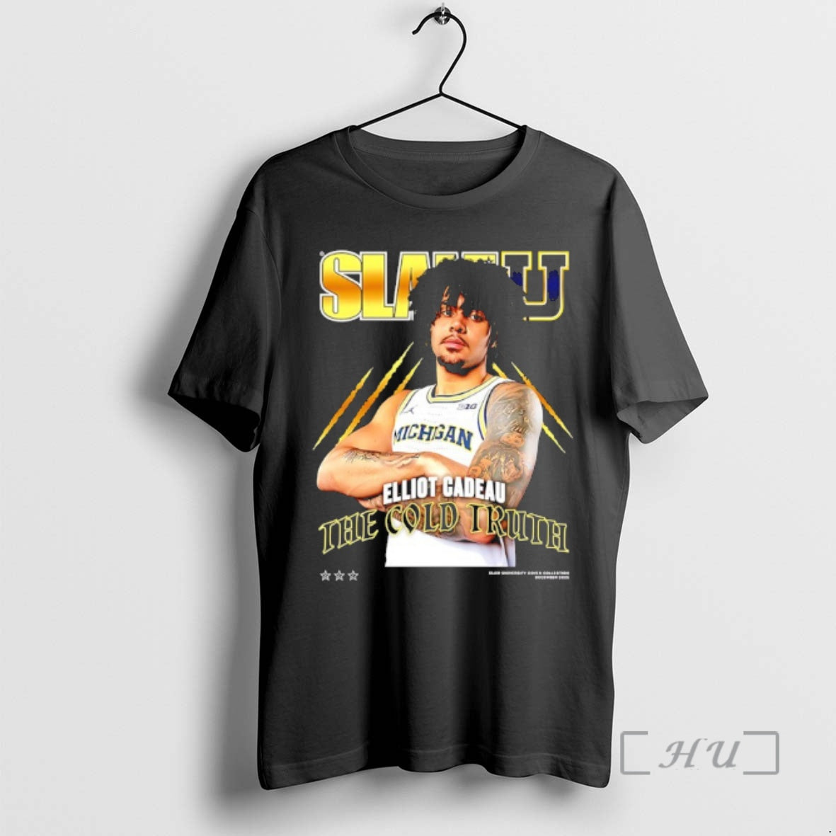 Officials Elliot Cadeau The Cold Truth Michigan Wolverines Slamu T-Shirts, Hoodie, Sweatshirt | AU01DripNestTees.com