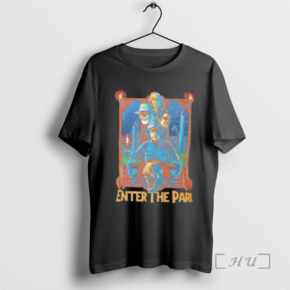 Officials Enter The Park Retro Jurassic Movie T-Shirts, Hoodie, Sweatshirt | AU01DripNestTees.com