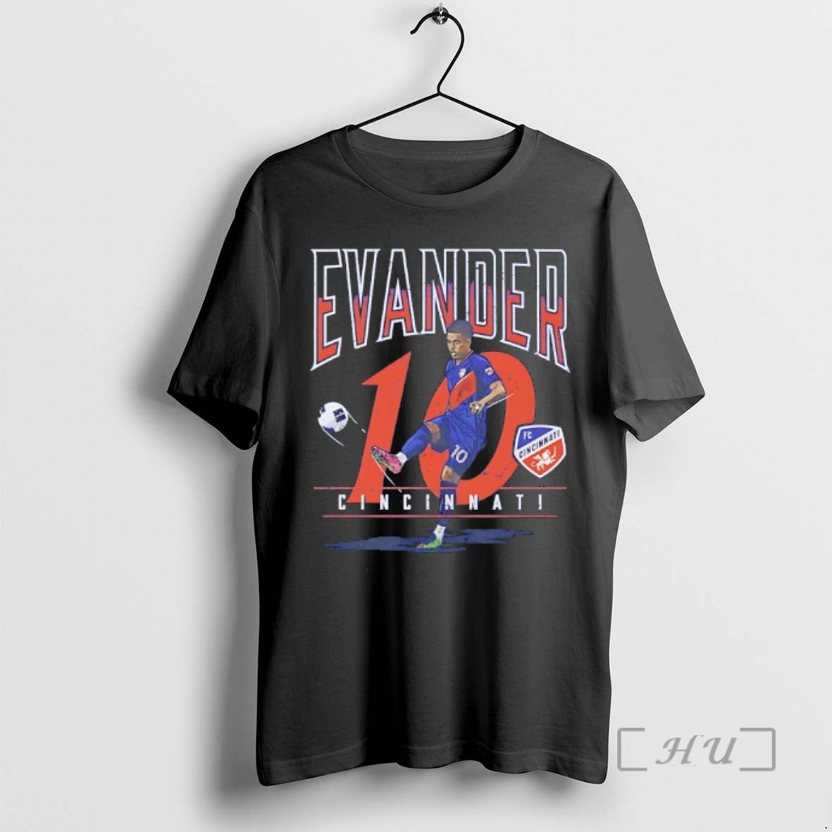 Officials Evander 10 Fc Cincinnati Player Vintage T-Shirts, Hoodie, Sweatshirt | AU01DripNestTees.com