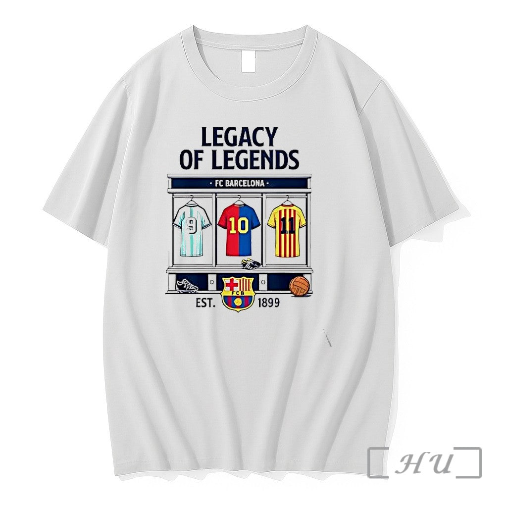 Officials Fc Barcelona Legacy Of Legends Est 1899 Tee