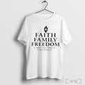 Officials Faith Family Freedom Carry The Torch For Charlie T Shirt