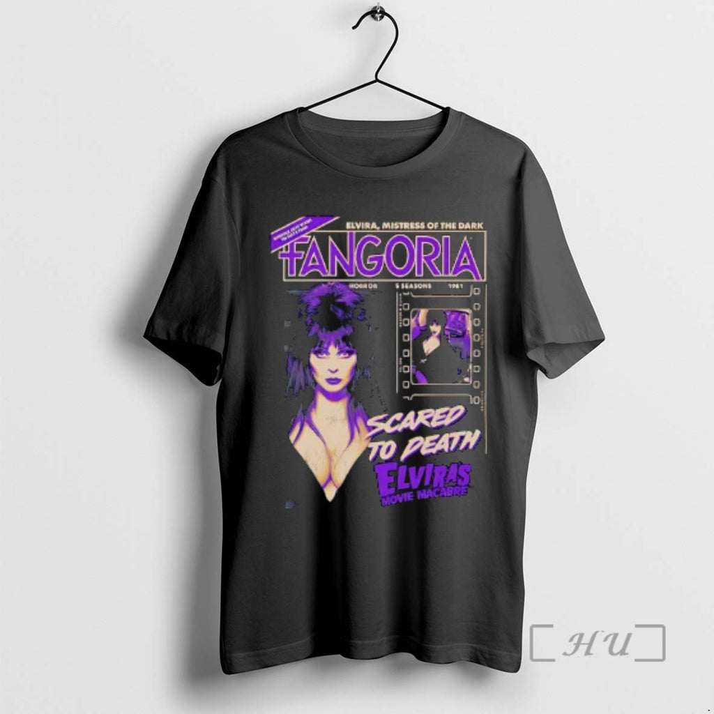 Officials Fangoria Elviras Movie Macabre Mistress Of The Dark T-Shirts, Hoodie, Sweatshirt | AU01DripNestTees.com