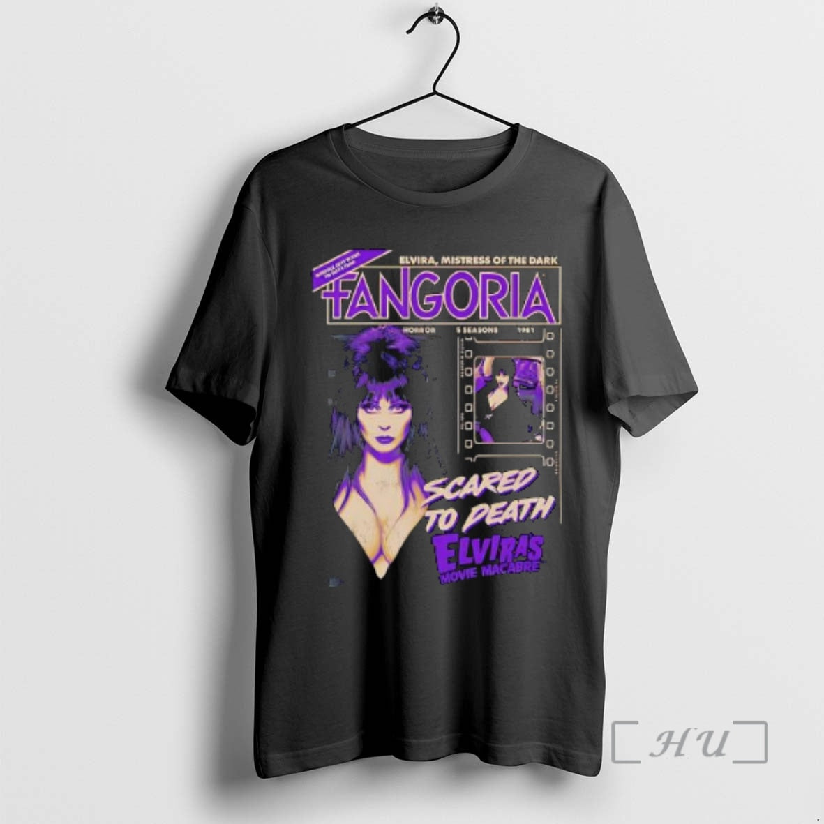 Officials Fangoria Elviras Movie Macabre Mistress Of The Dark T-Shirts, Hoodie, Sweatshirt | AU01DripNestTees.com