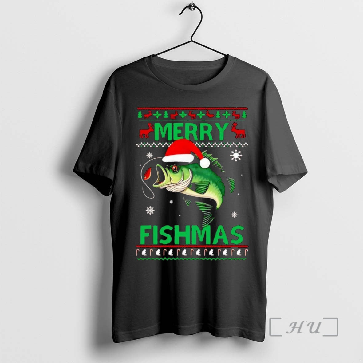 Officials Fishing Merry Fishmas Ugly Christmas T-Shirts, Hoodie, Sweatshirt | AU01DripNestTees.com