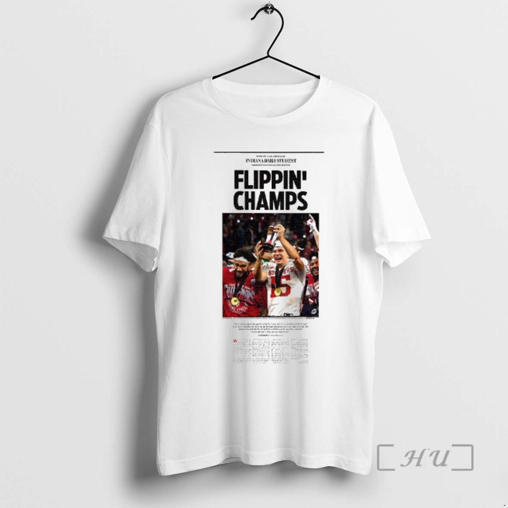 Officials Flippin Champs 2025 Indiana Football 13 0 Perfection Big 10 Champions Premium T Shirts Hoodie, Sweatshirt
