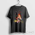 Officials Floral Burning Work Of Art Premium T Shirts Sweater Hoodie Jpg