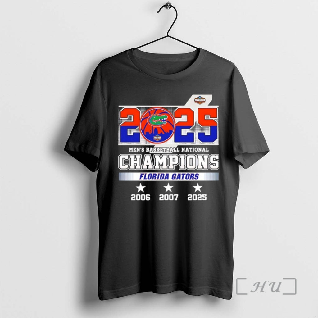 Officials Florida Gators 2025 Mens Basketball National Champions 3 Time T-Shirts, Hoodie, Sweatshirt | AU01DripNestTees.com