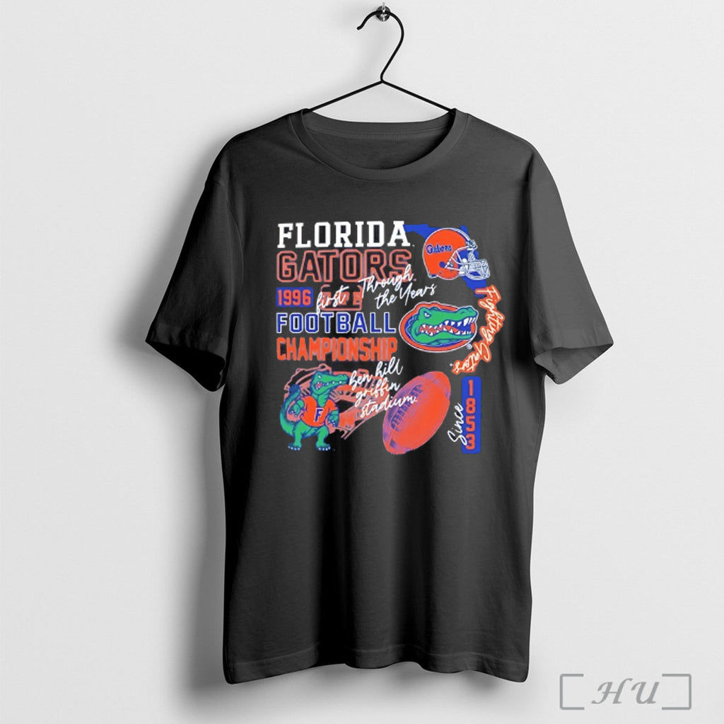 Officials Florida Gators Through The Years Ben Hill Griffin Stadium T Shirt