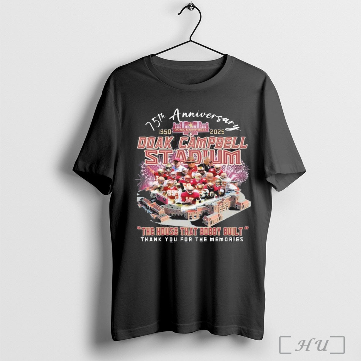 Officials Florida State Seminoles Doak Campbell Stadium 75th Anniversary 1950 2025 T Shirt