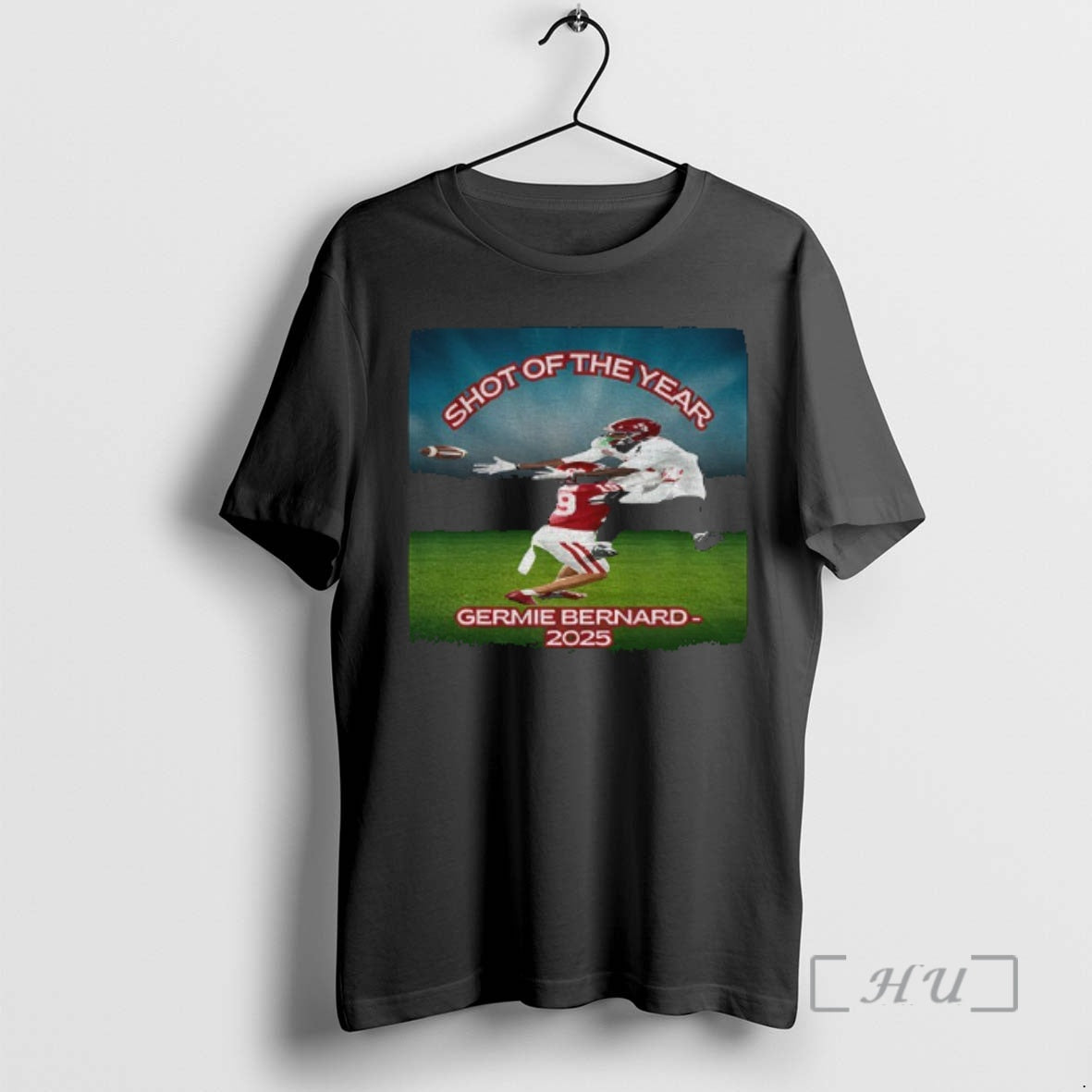 Officials Football Catch Of The Year Germie Bernard 2025 T-Shirts, Hoodie, Sweatshirt | AU01DripNestTees.com