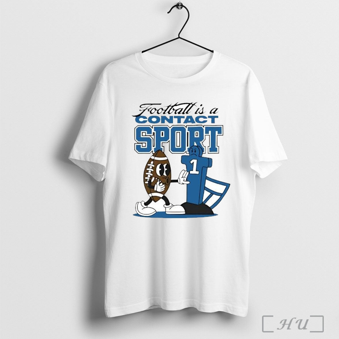 Officials Football Is A Contact Sport Graphic T Shirt