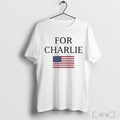 Officials For Charlie With American Flag T Shirt