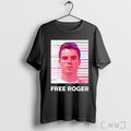 Officials Free Roger Roger Stone Black And White Photo Mugshot T Shirt