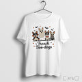 Officials Frenchie Boo Dogs French Bulldog Halloween White T Shirt