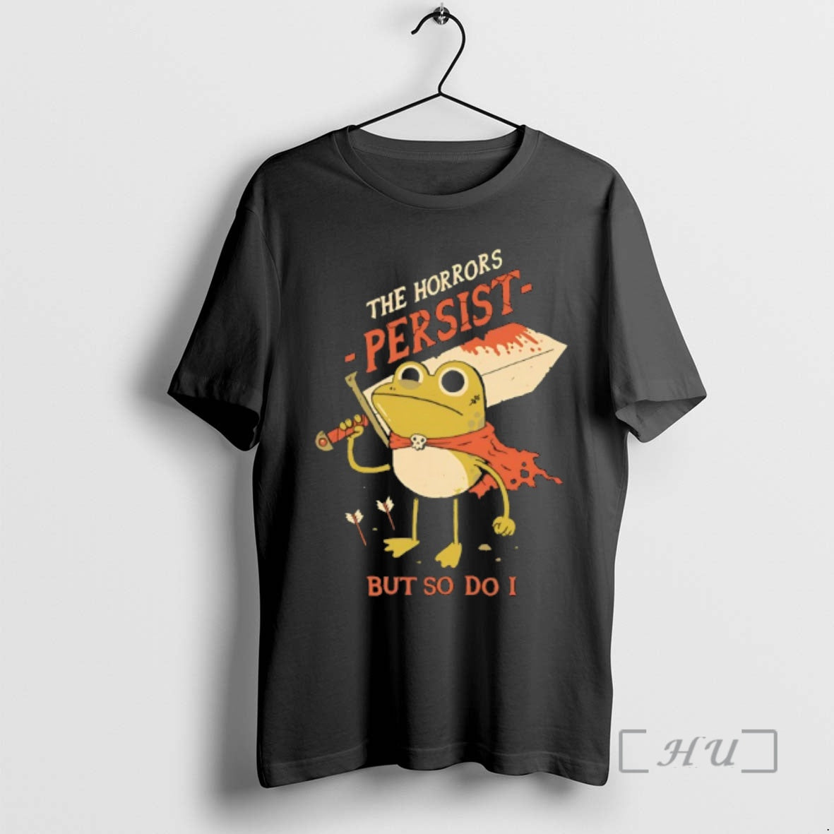 Officials Frog The Horrors Persist But So Do I T-Shirts, Hoodie, Sweatshirt | AU01DripNestTees.com