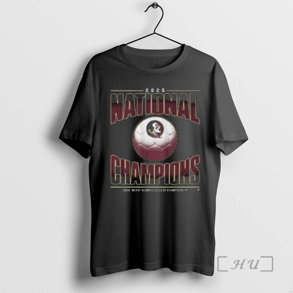 Officials Fsu Womens Soccer 2025 National Champions Circle Black T-Shirts, Hoodie, Sweatshirt | AU01DripNestTees.com