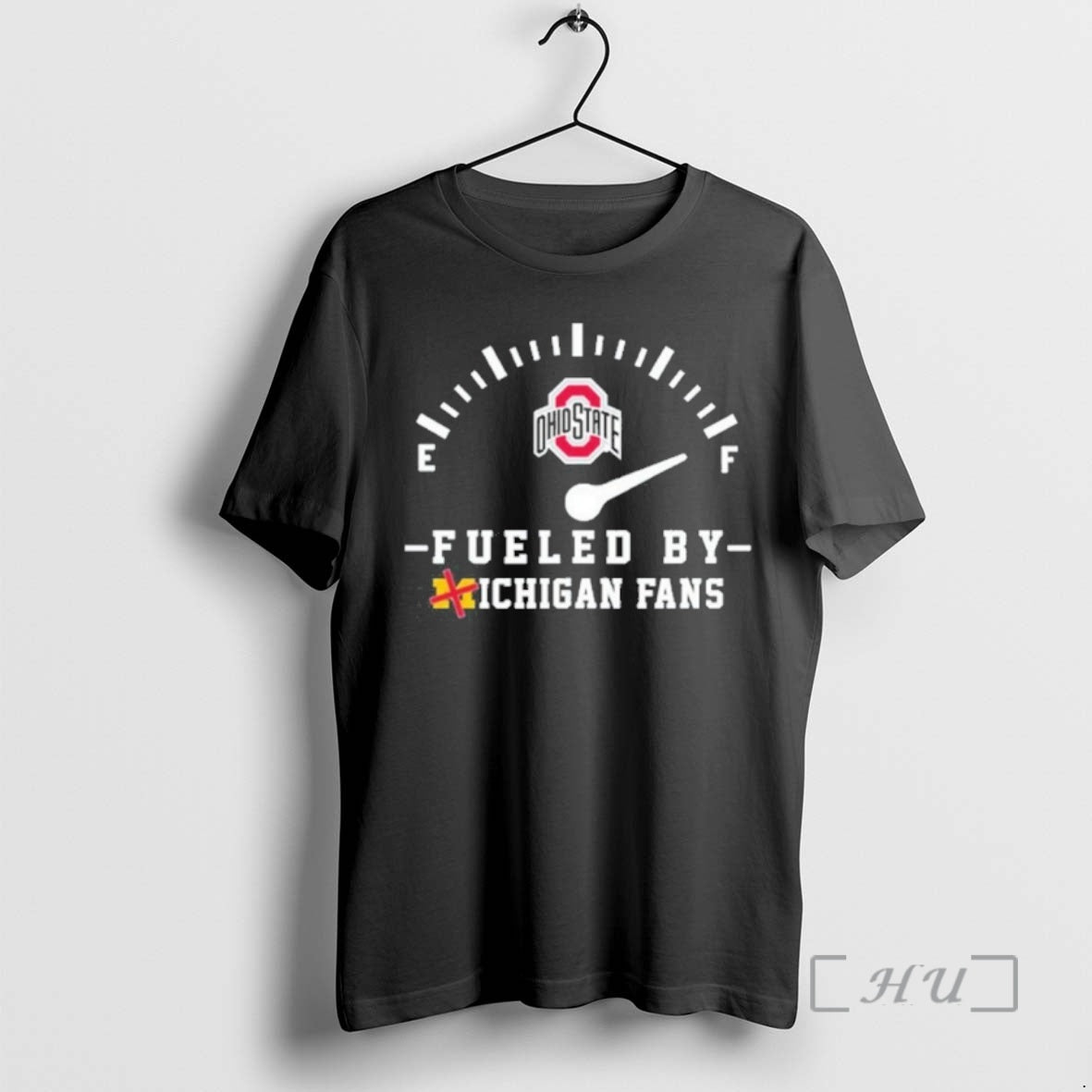 Officials Fueled By Michigan Fans Ohio State Logo T-Shirts, Hoodie, Sweatshirt | AU01DripNestTees.com