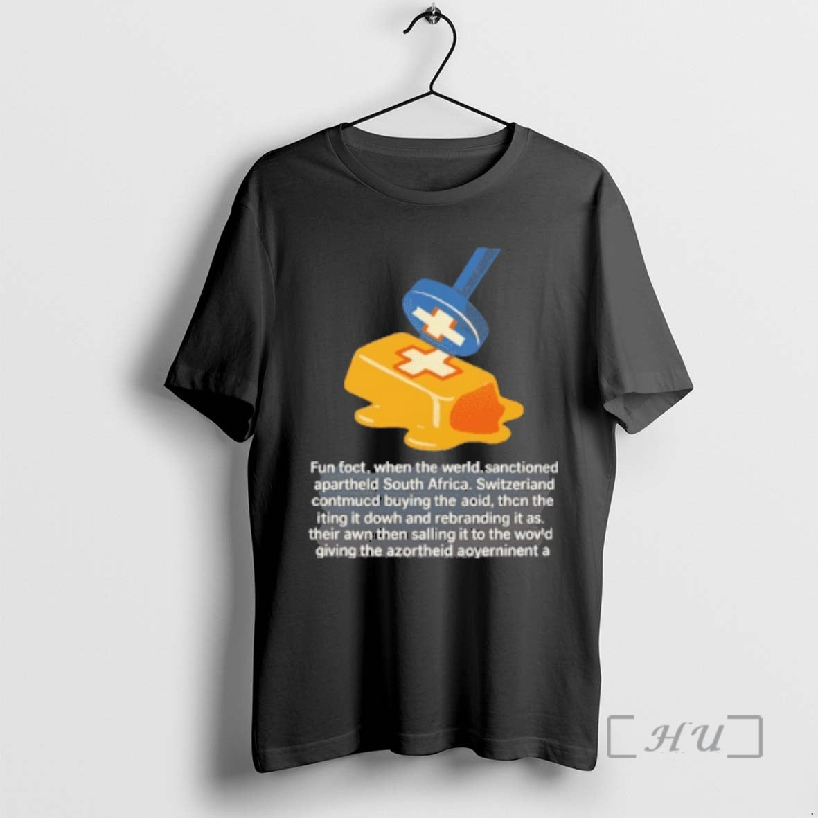 Officials Fun Foct When The Werld Sanctioned Apartheld South Africa Sanctioned Gold Rebrand Premium T-Shirts, Hoodie,...