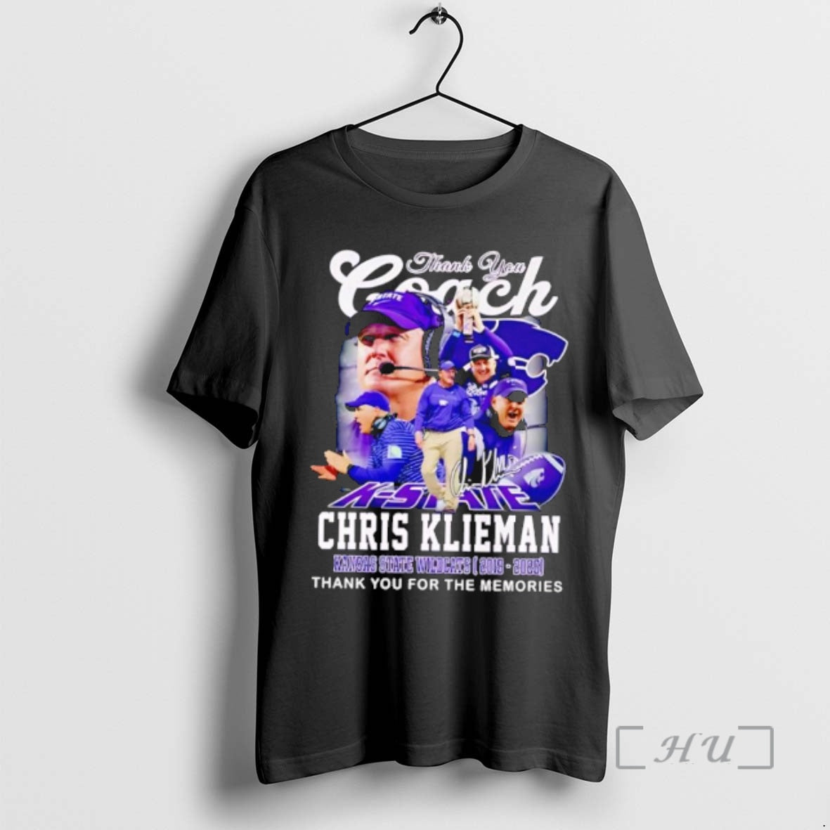 Officials Funny Thanks You Coach Chris Klieman Kansas State Wildcats 20192025 Vintage Premium T Shirts