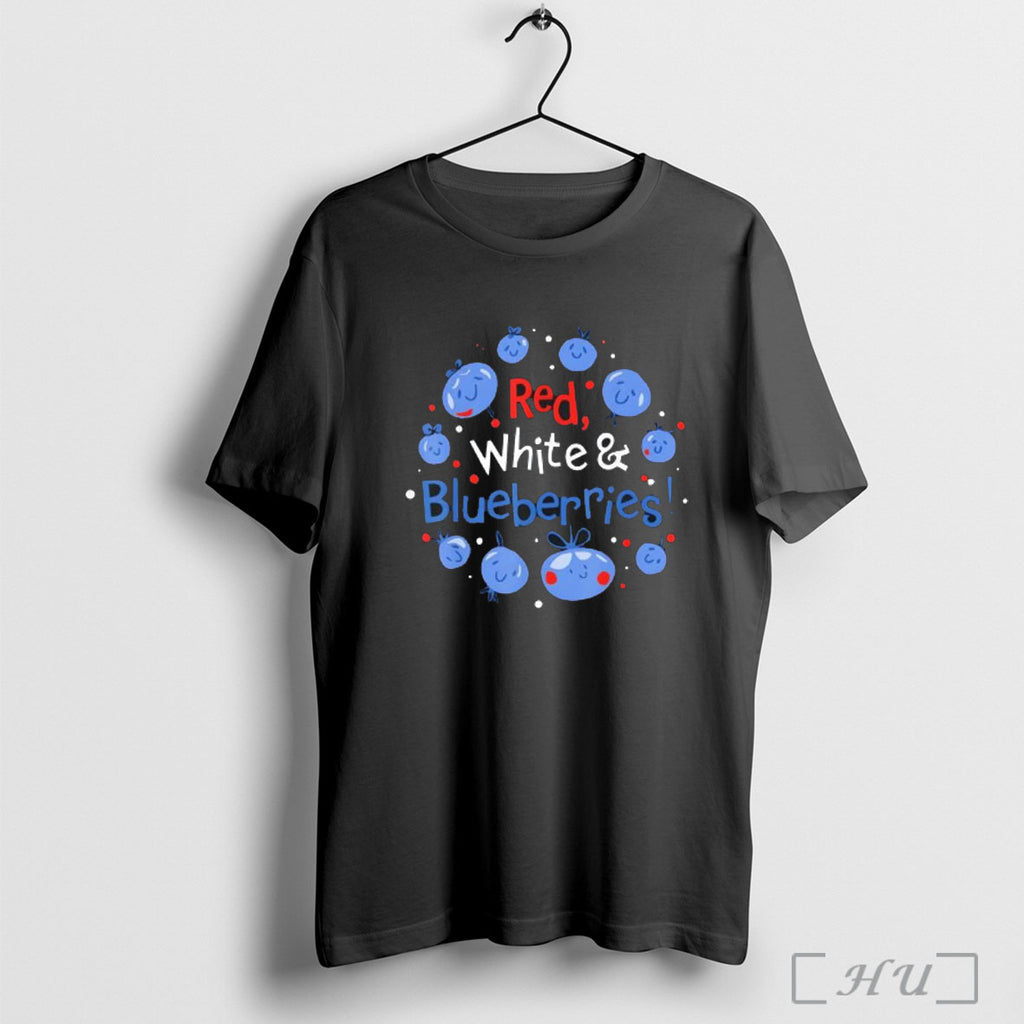 Officials Funny Vintage Red White And Blueberries Patriot T Shirt
