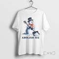 Officials Funny Winter Cute Snowman Abolish Ice T-Shirts, Hoodie, Sweatshirt | AU01DripNestTees.com