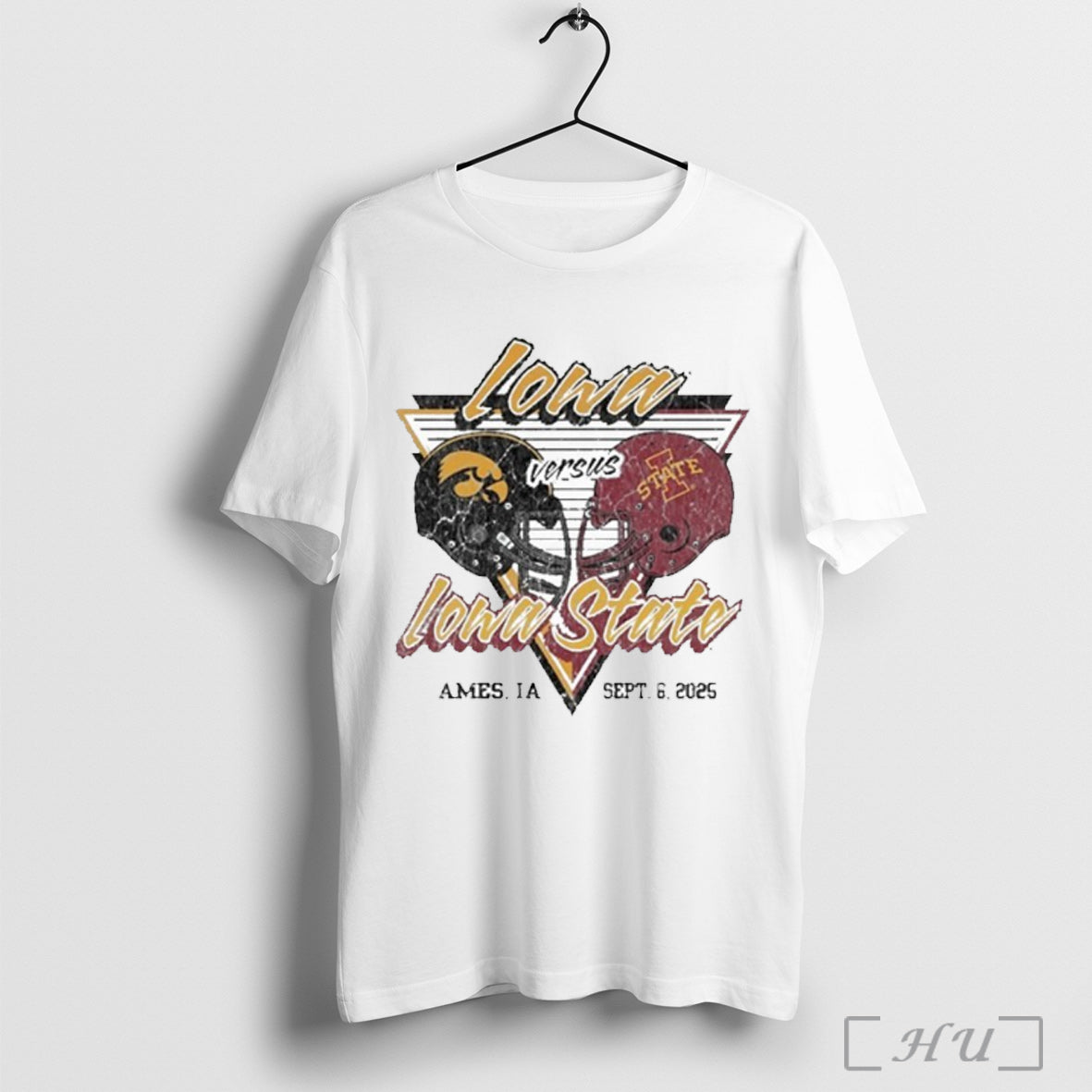 Officials Gameday Showdown 2025 Iowa State Vs Iowa Matchup T Shirt