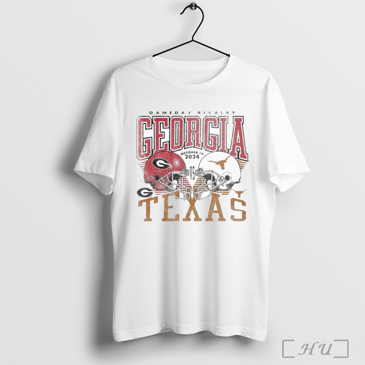 Officials Gameday Showdown 2025 Texas Vs Georgia Matchup T Shirt