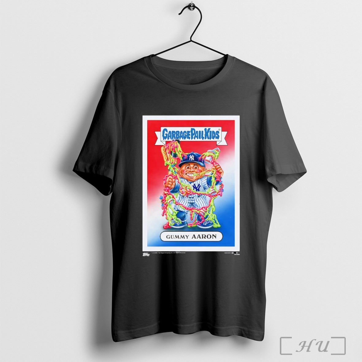 Officials Garbage Pail Kids X New York Yankees Gummy Aaron T Shirt