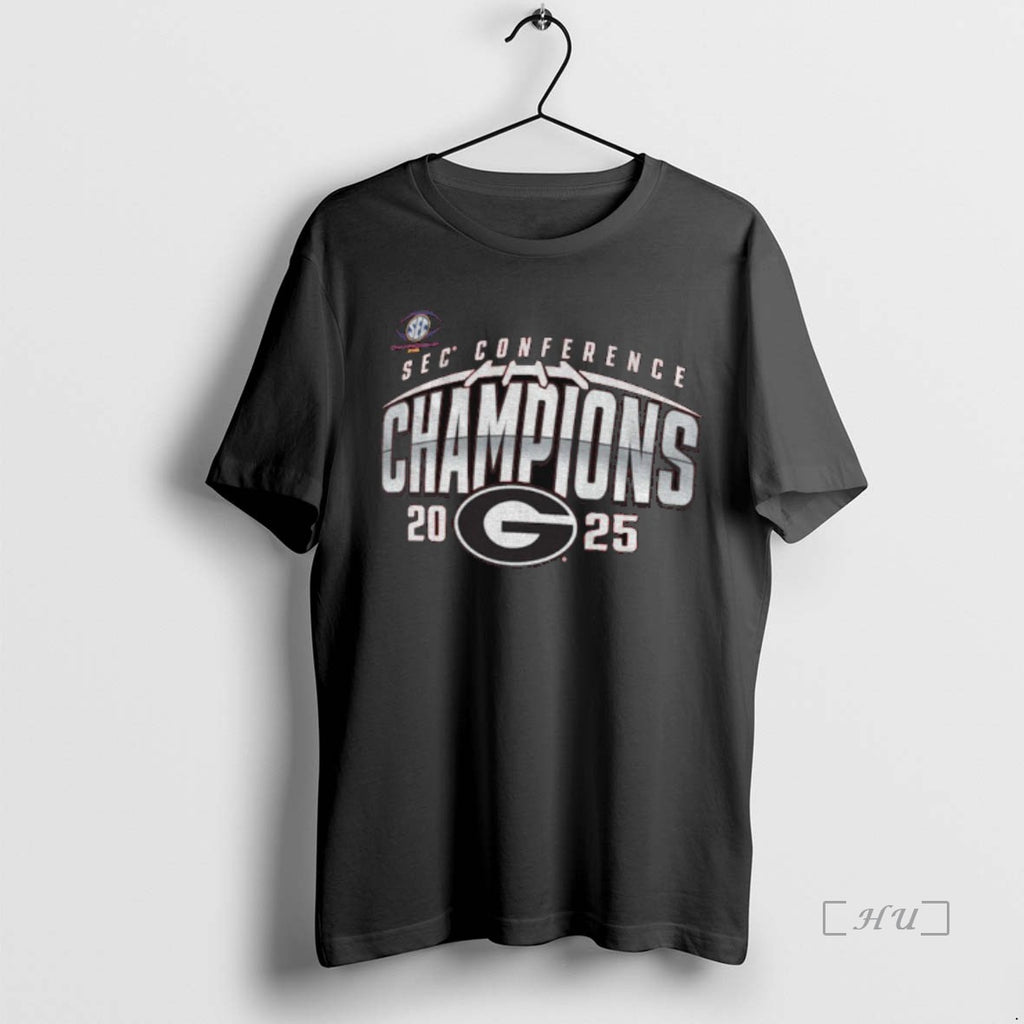 Officials Georgia Bulldogs 2025 Sec Football Champions Endzone Speed T-Shirts, Hoodie, Sweatshirt | AU01DripNestTees.com