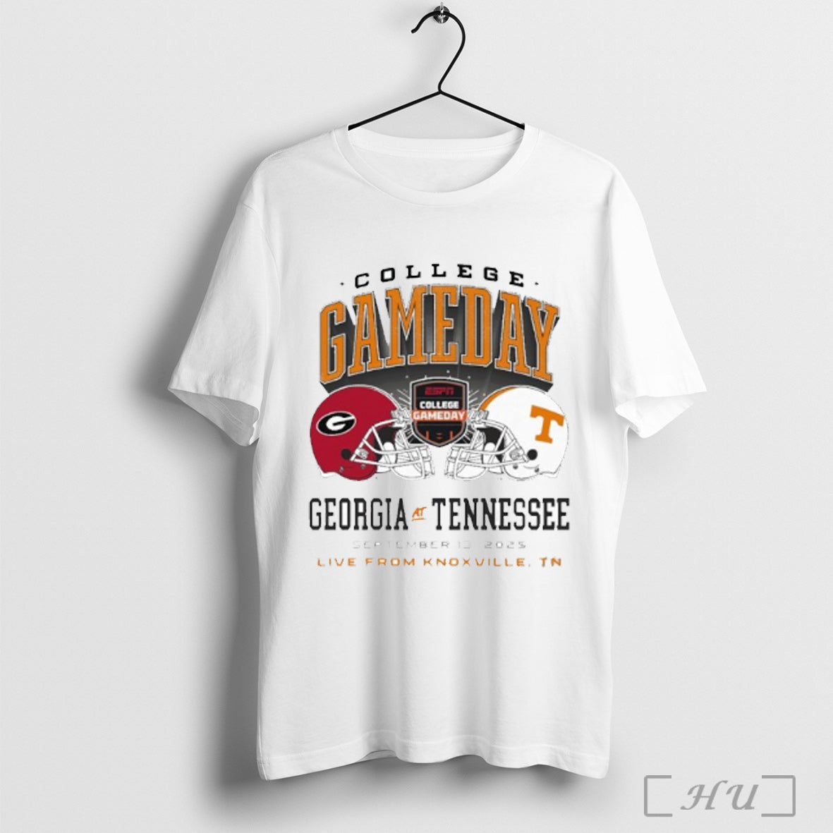 Officials Georgia Bulldogs Vs Tennessee Volunteers 2025 College Gameday Matchup T Shirt