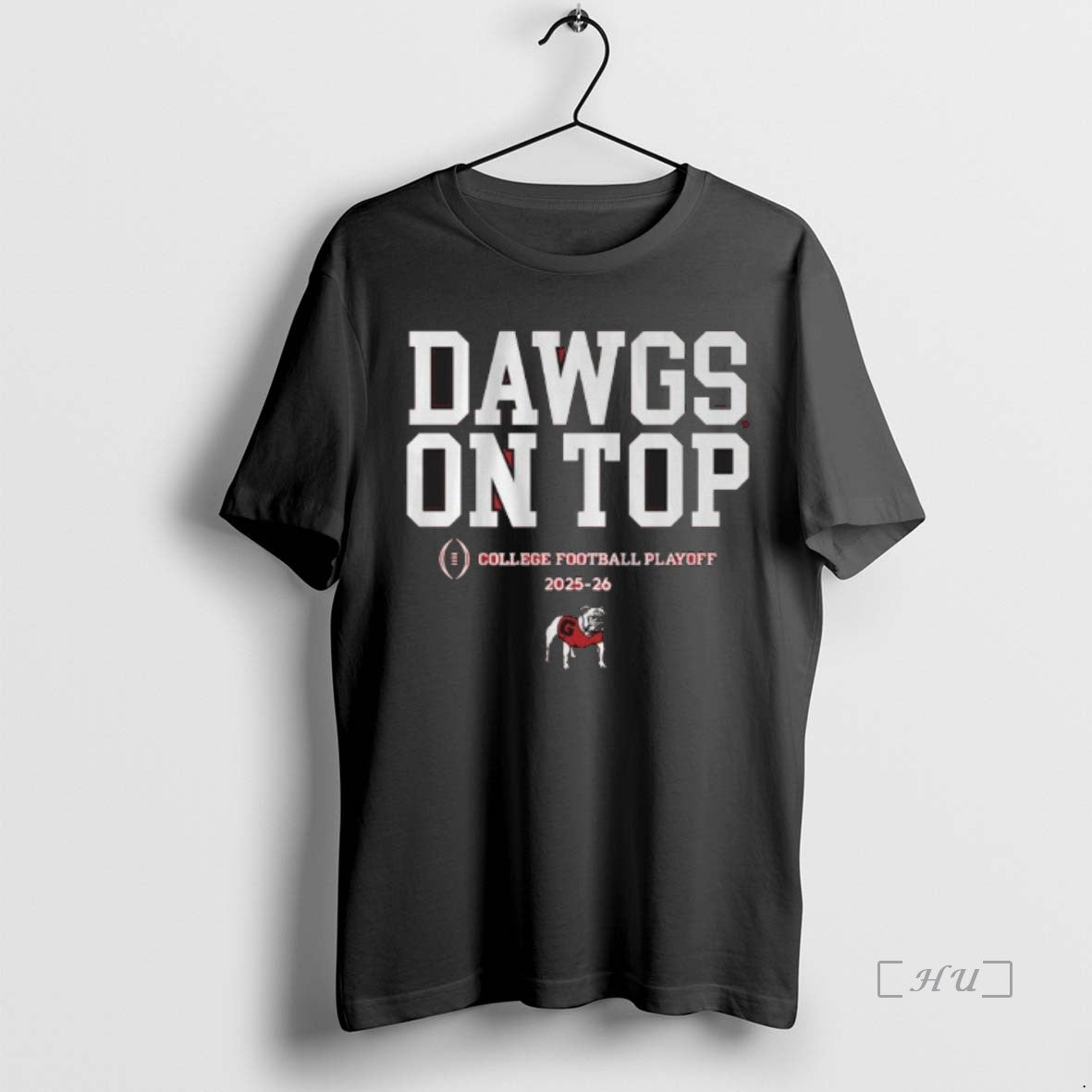 Officials Georgia Football 2025 Cfp Dawgs On Top Slogan T-Shirts, Hoodie, Sweatshirt | AU01DripNestTees.com