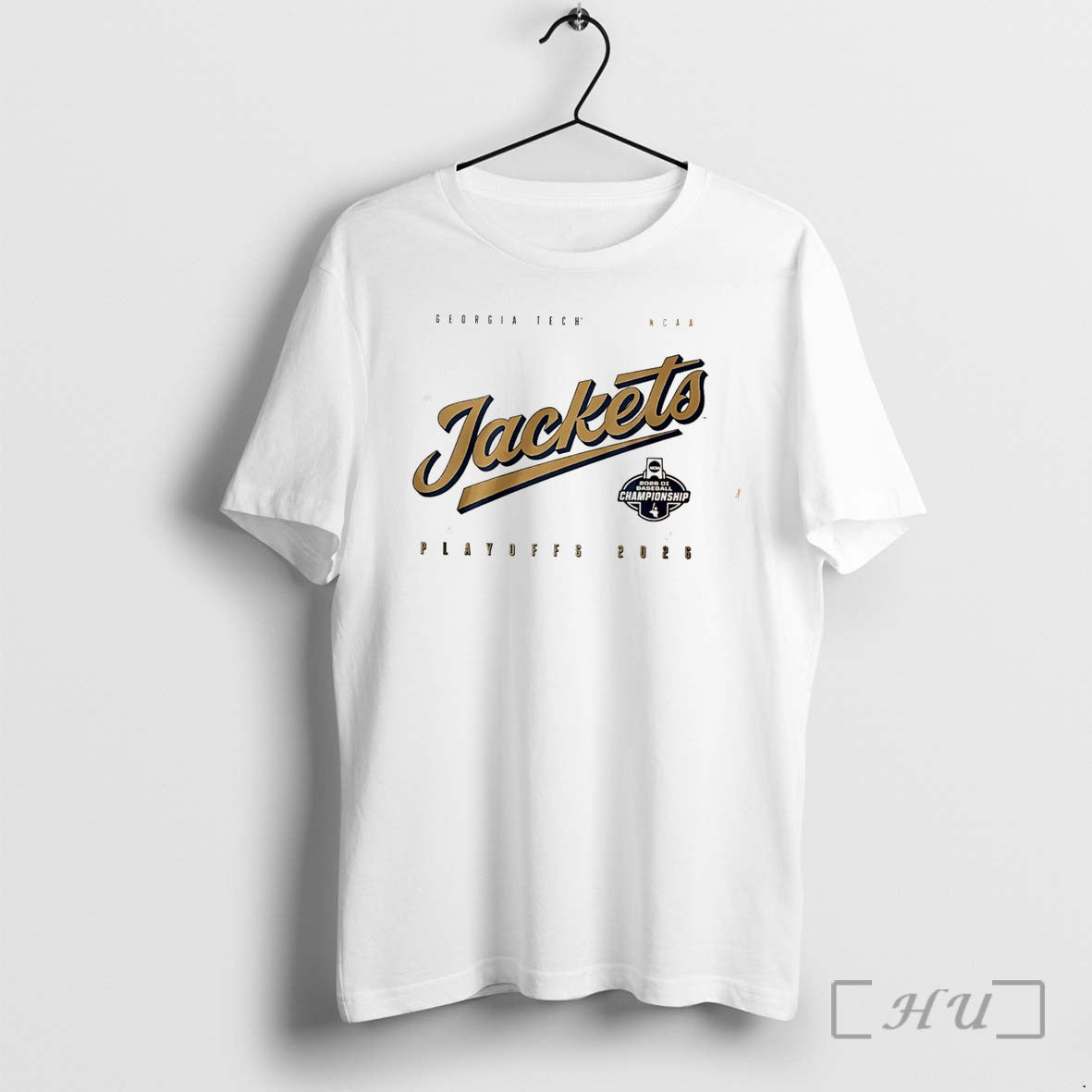 Officials Georgia Tech Yellow Jackets Baseball 2026 Playoffs Atlanta Regional Script Tee Premium T Shirts