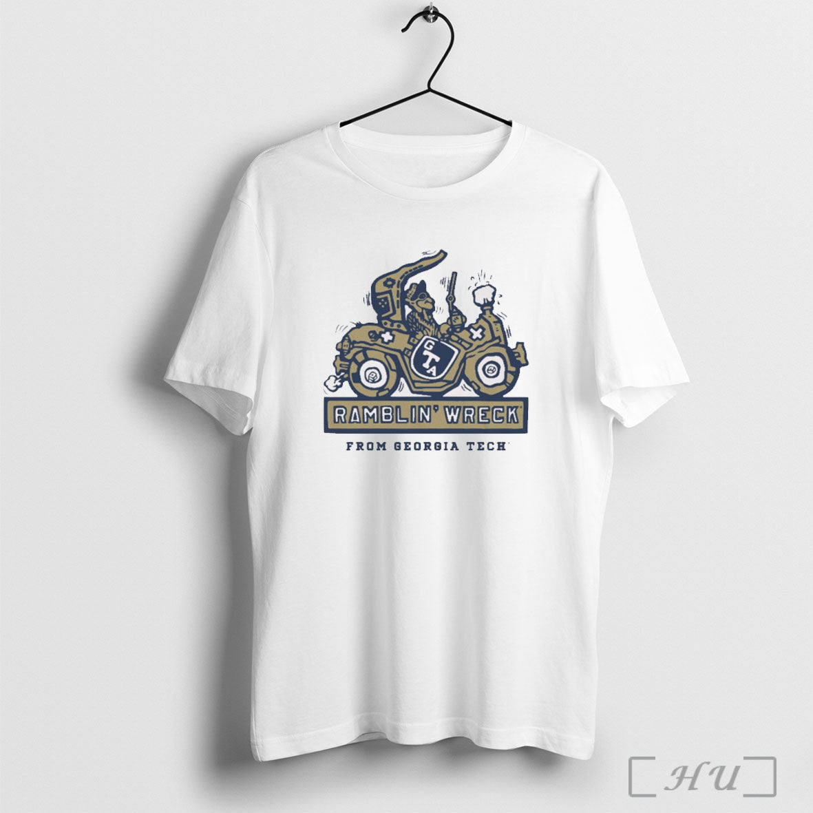 Officials Georgia Tech Yellow Jackets Football Ramblin Wreck 2025 T Shirt