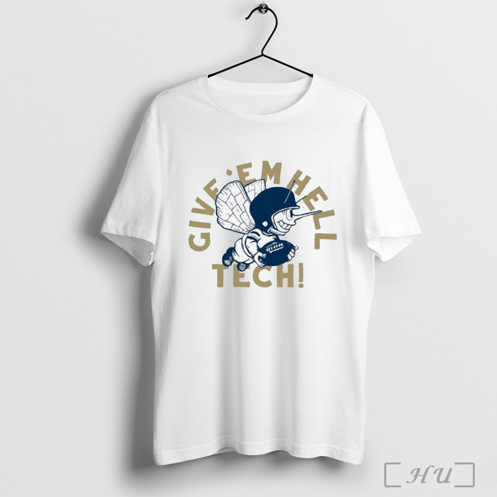 Officials Georgia Tech Yellow Jackets Give Em Hell Tech T Shirt