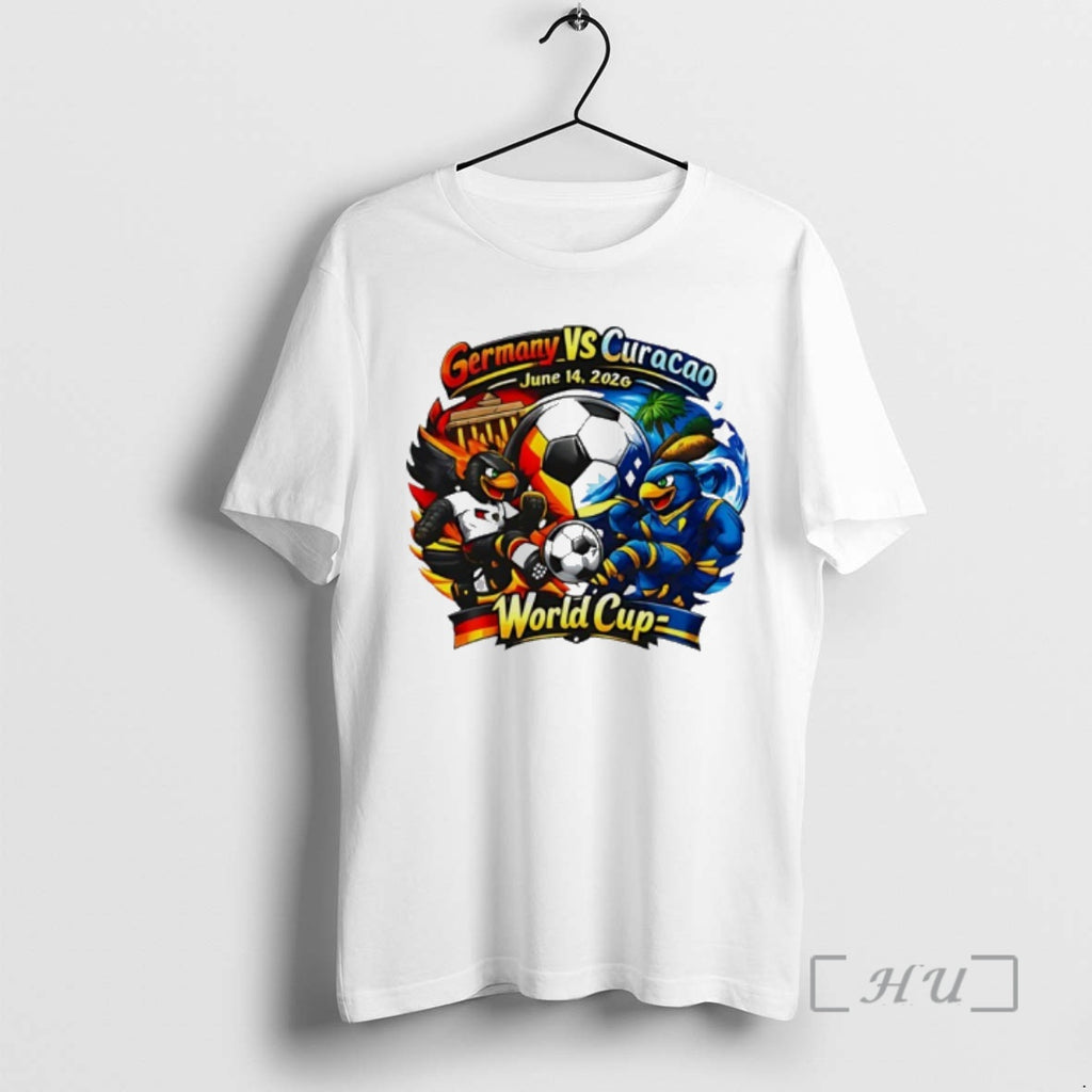 Officials Germany Vs Curacao 2026 World Cup Mascot T-Shirts, Hoodie, Sweatshirt | AU01DripNestTees.com